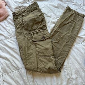 vintage Banana republic olive cargo pants